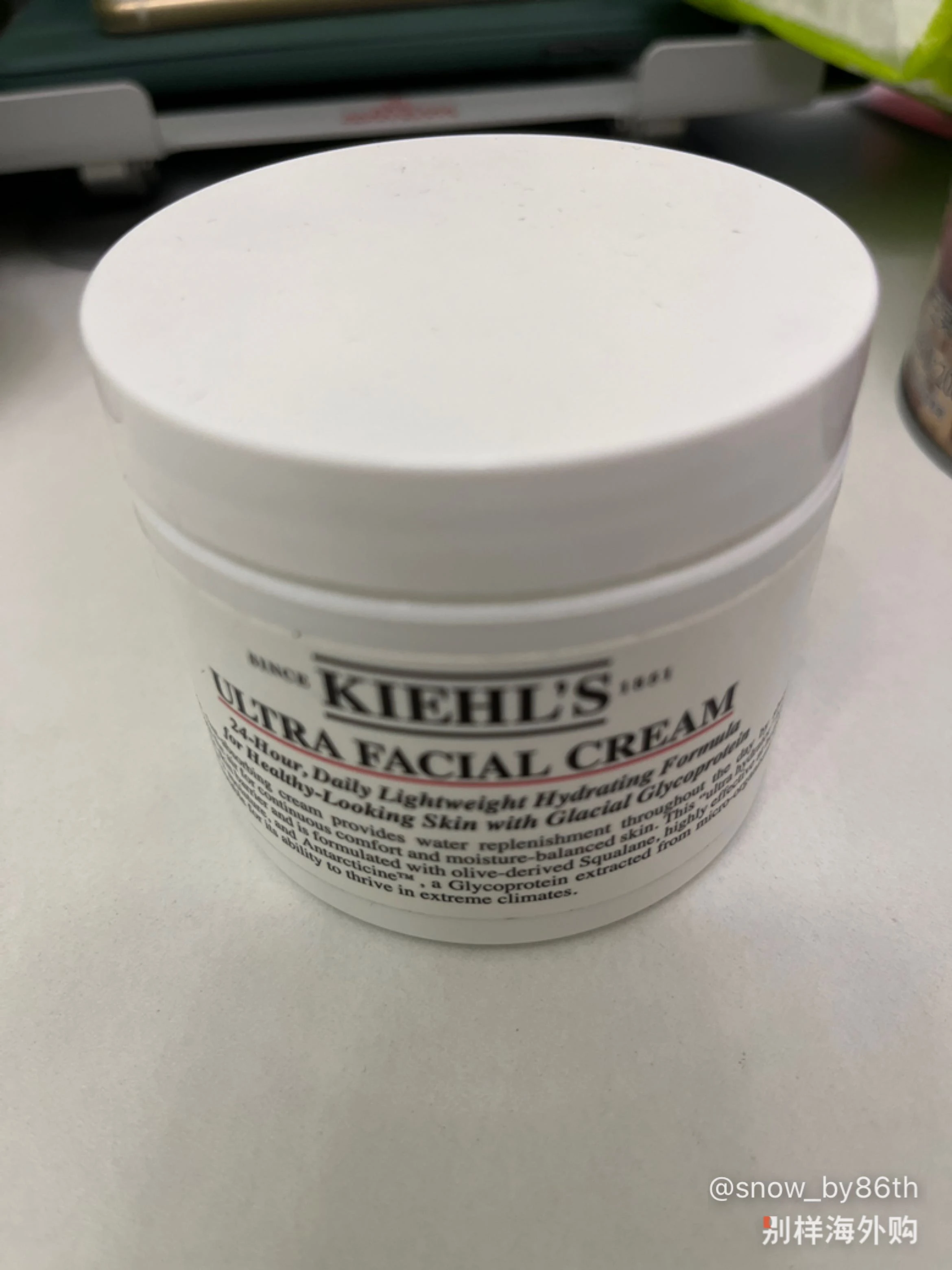 用户s***h对kiehls 美国 科颜氏 高保湿面霜 125ml商品评价, 保湿不