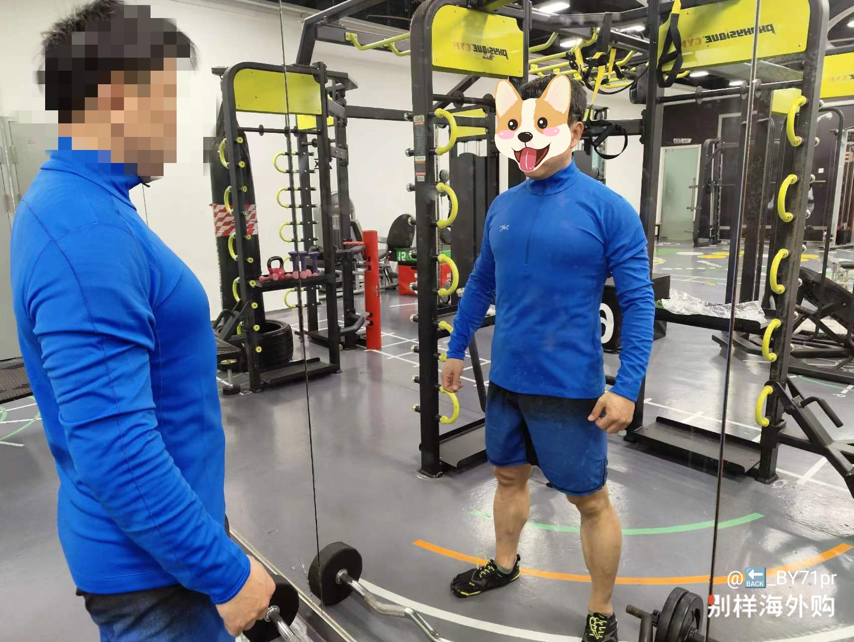 因为欧码偏大所以鸟家一直买m号 
一如既往合身 