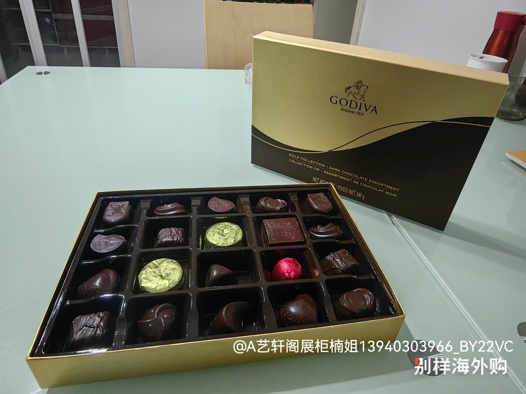 包装非常哇塞！自用送礼均可

黑巧还好，其他口味会很甜