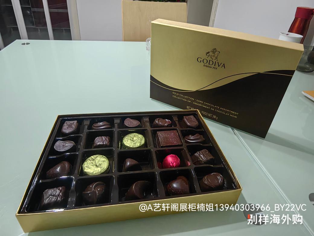 包装非常哇塞！自用送礼均可

黑巧还好，其他口味会很甜